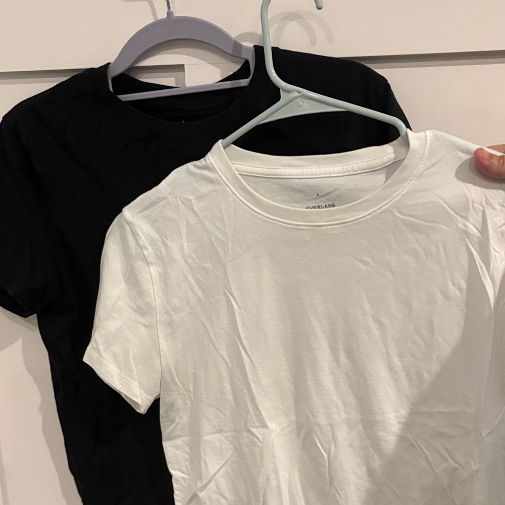 Everlane Classic Black and White Tees